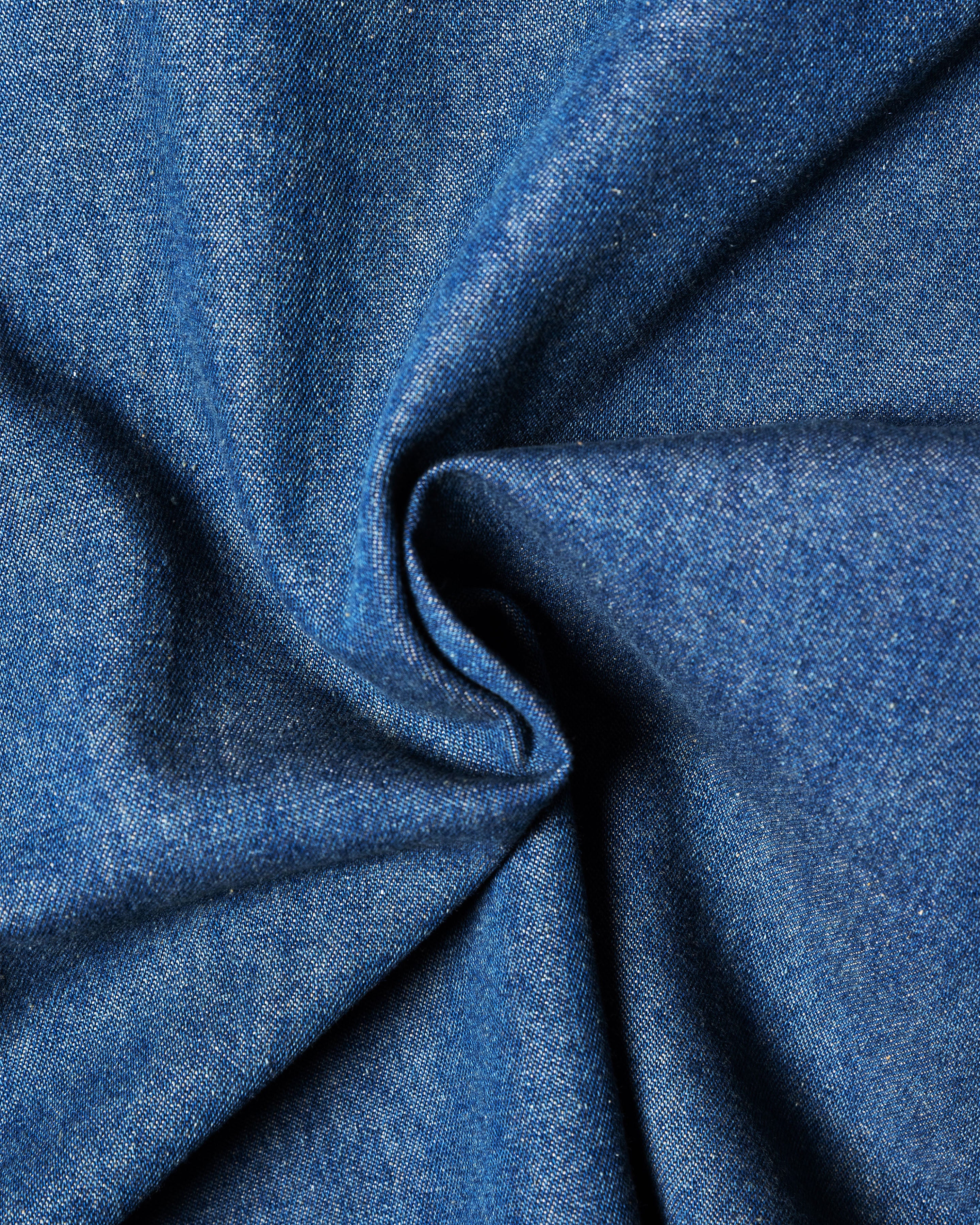 WESTERN ORIENTAL CHAPO SHIRT DARK BLUE