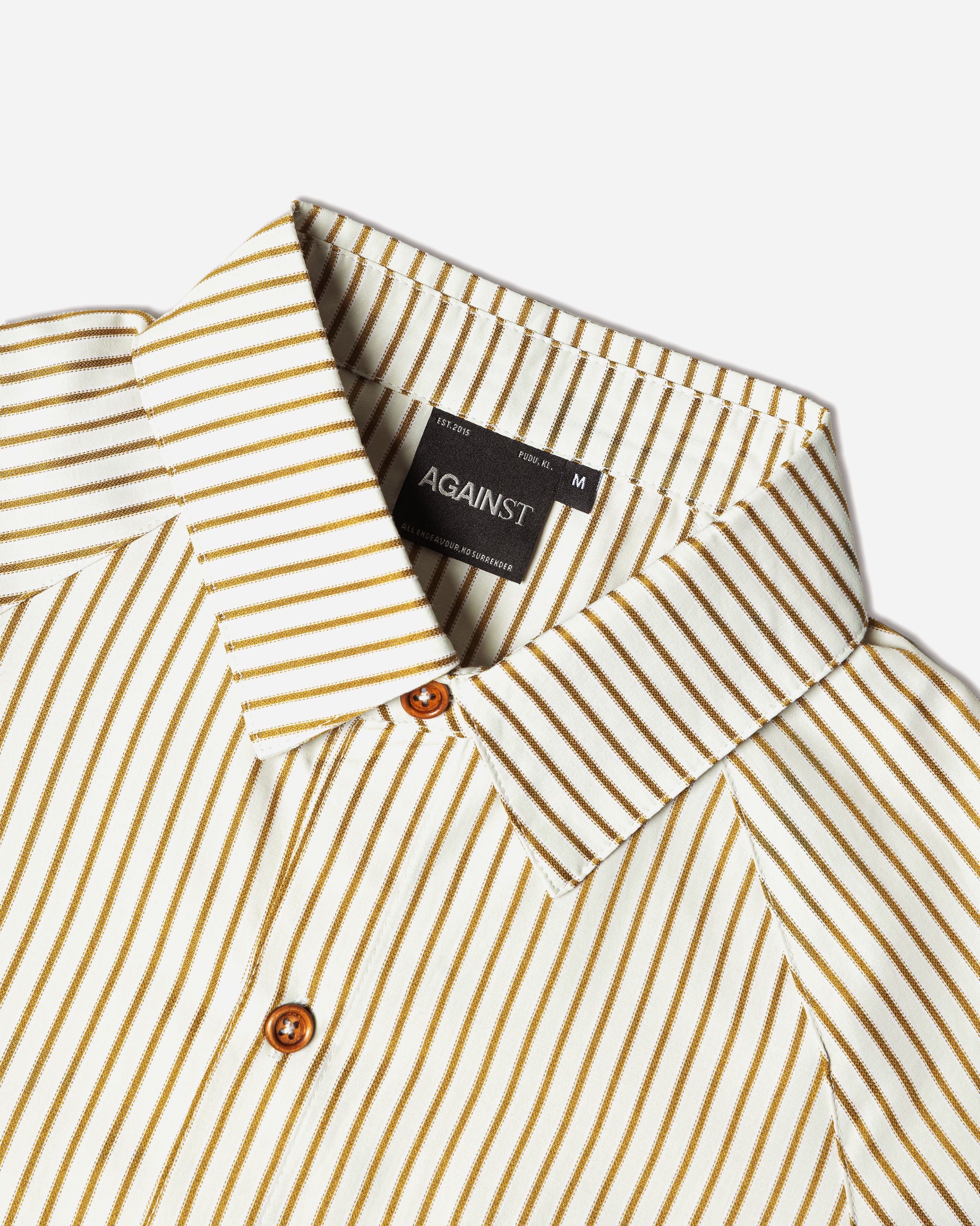 STRIPE MIGUEL SHIRT LIGHT GREEN