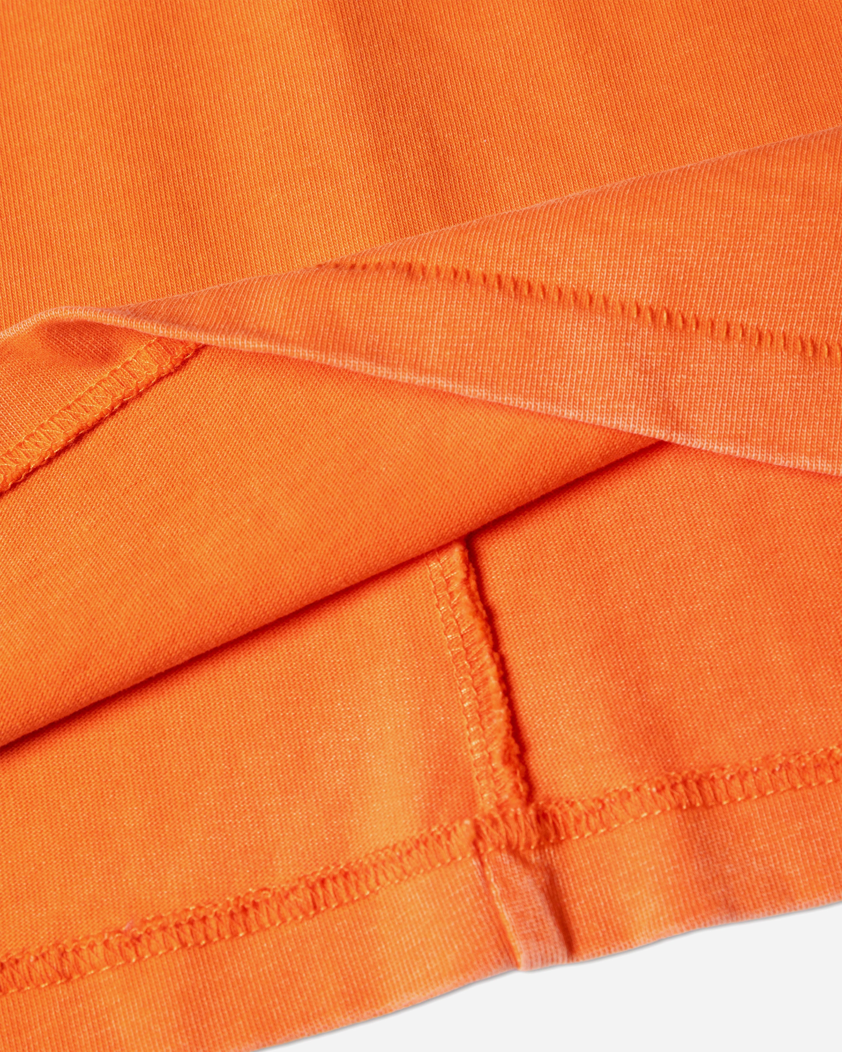 SINGLE STITCH WASHED CROPPED TEE ORANGE