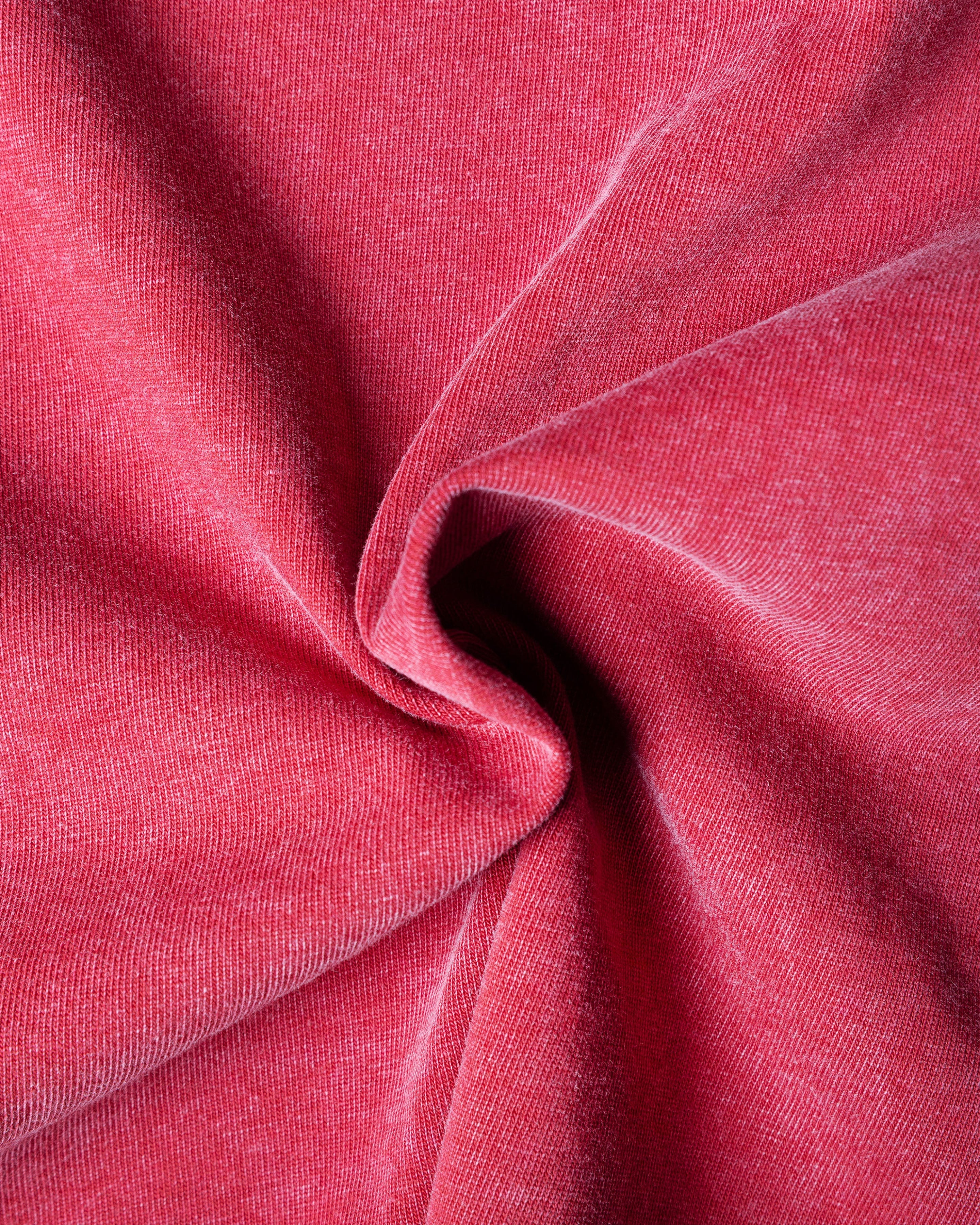 SINGLE STITCH WASHED CROPPED TEE RED