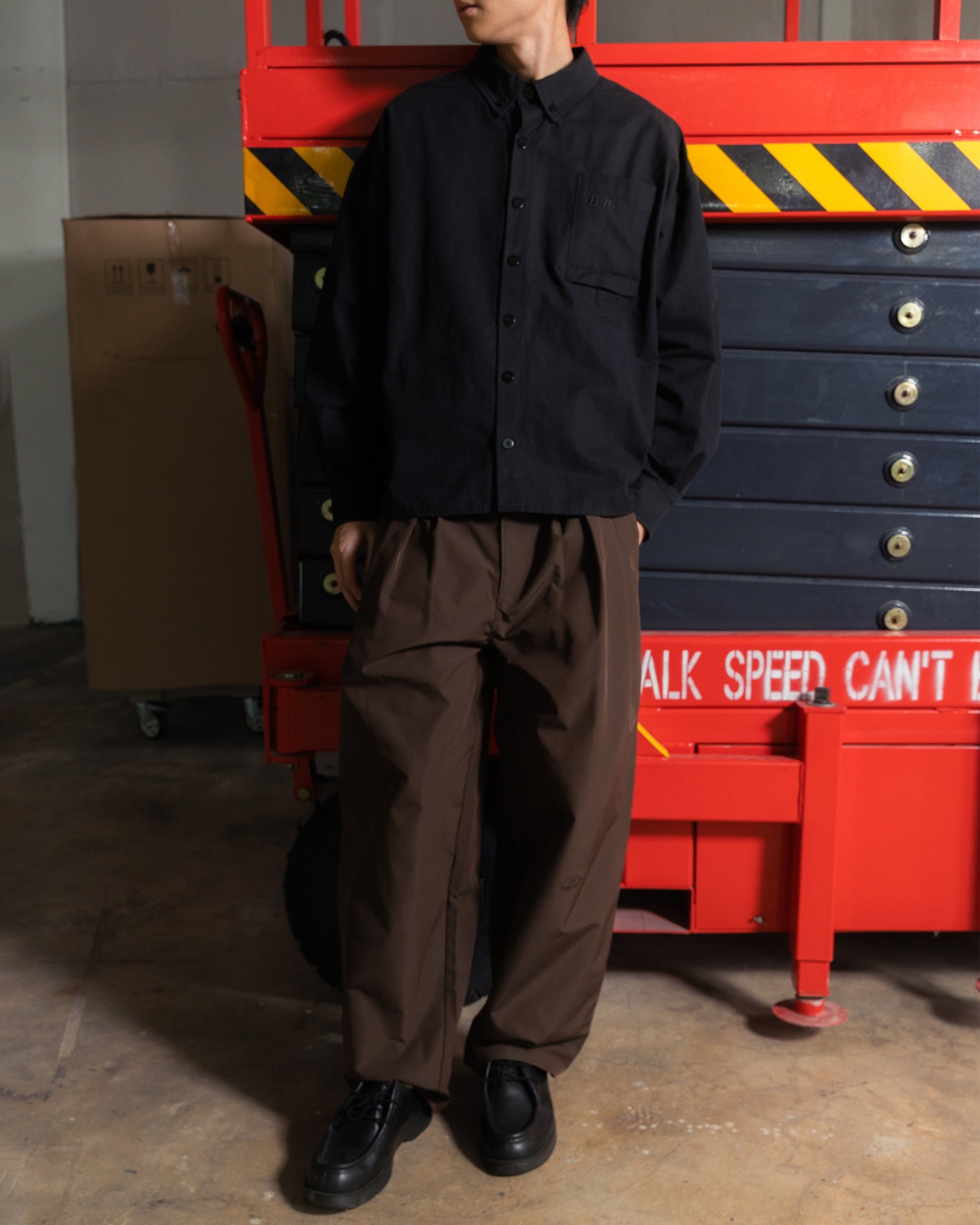 LESS FANCY PANTS 2.0 NYLON BROWN