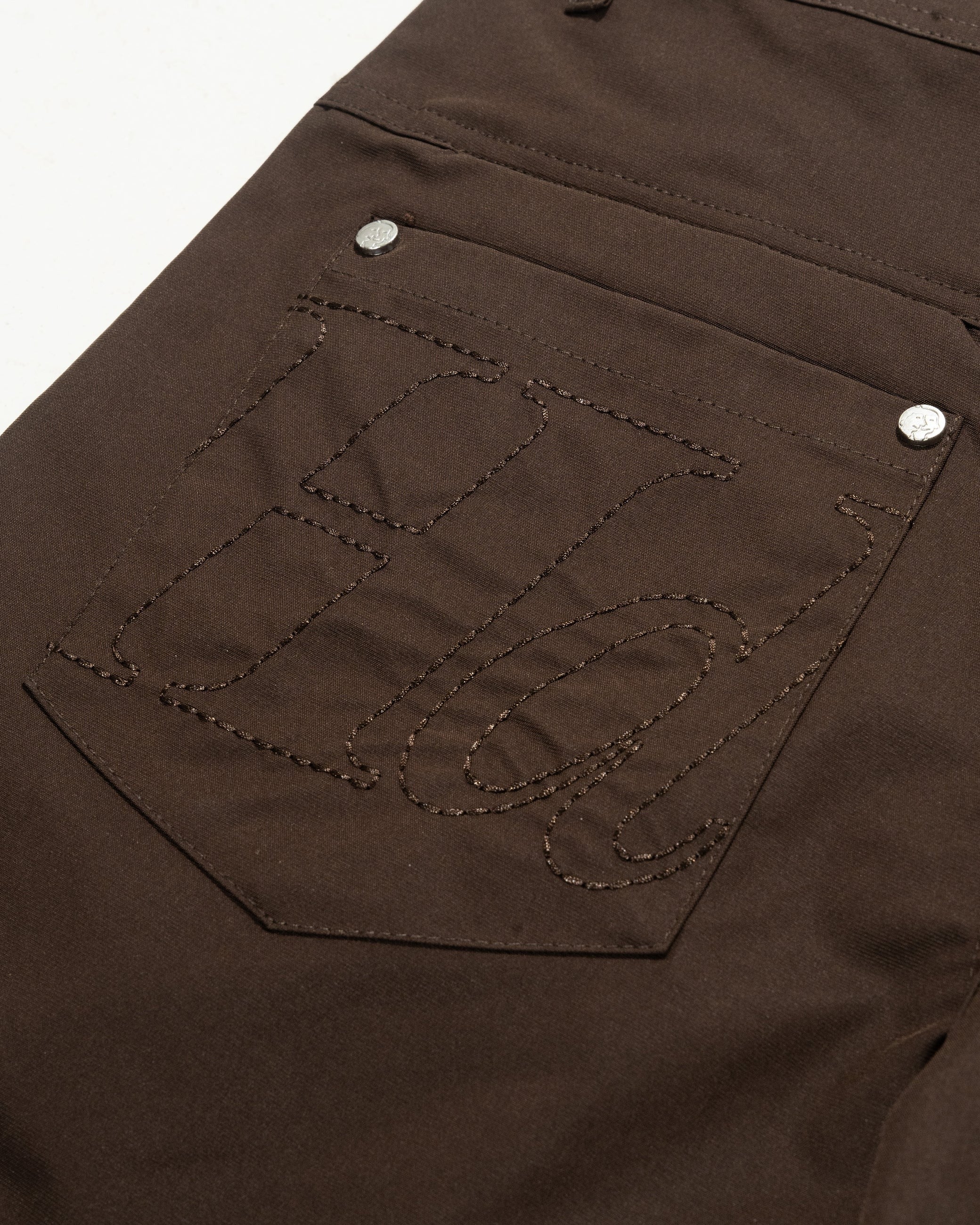 LESS FANCY PANTS 2.0 NYLON BROWN