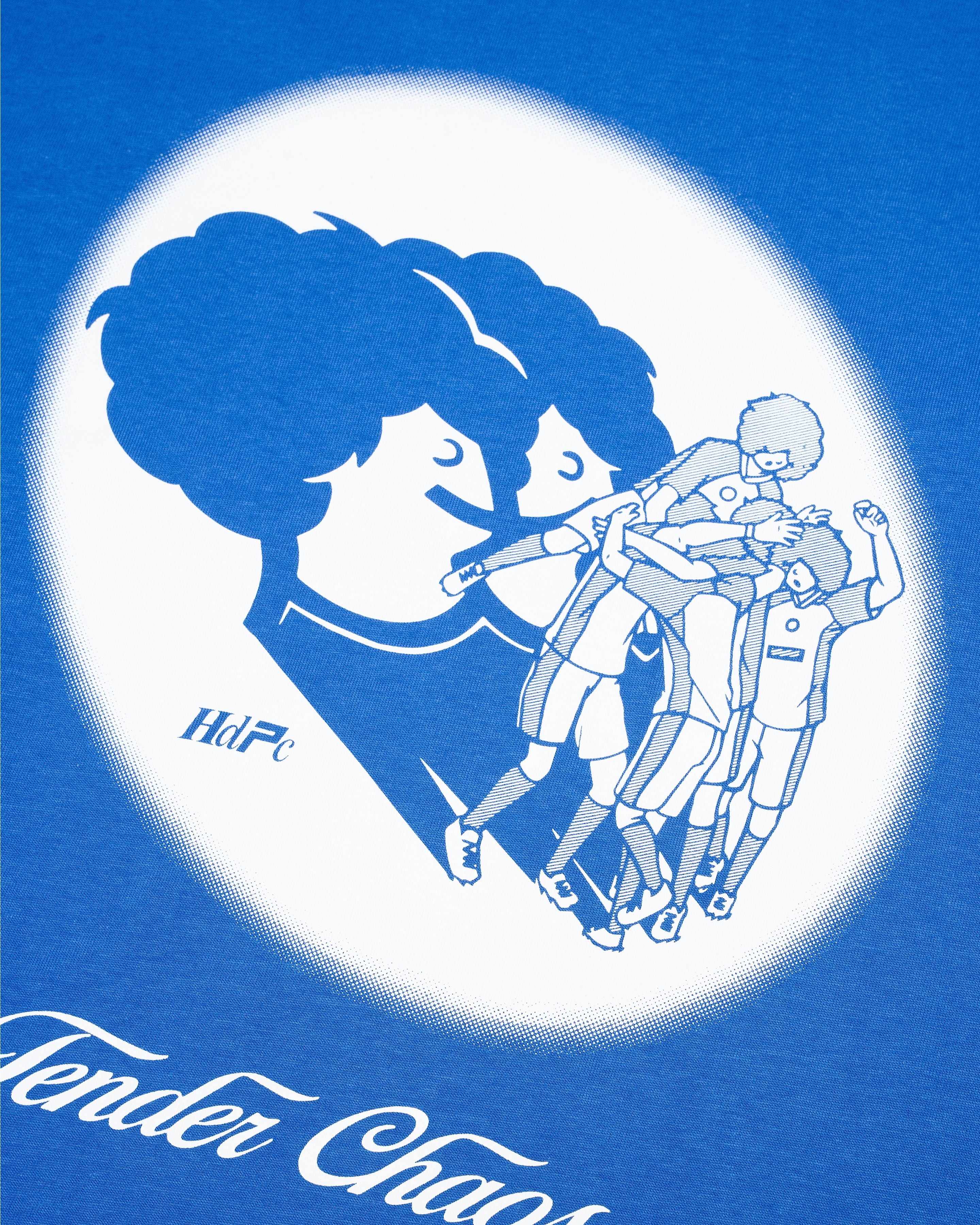 TENDER CHAOS TEE ROYAL BLUE