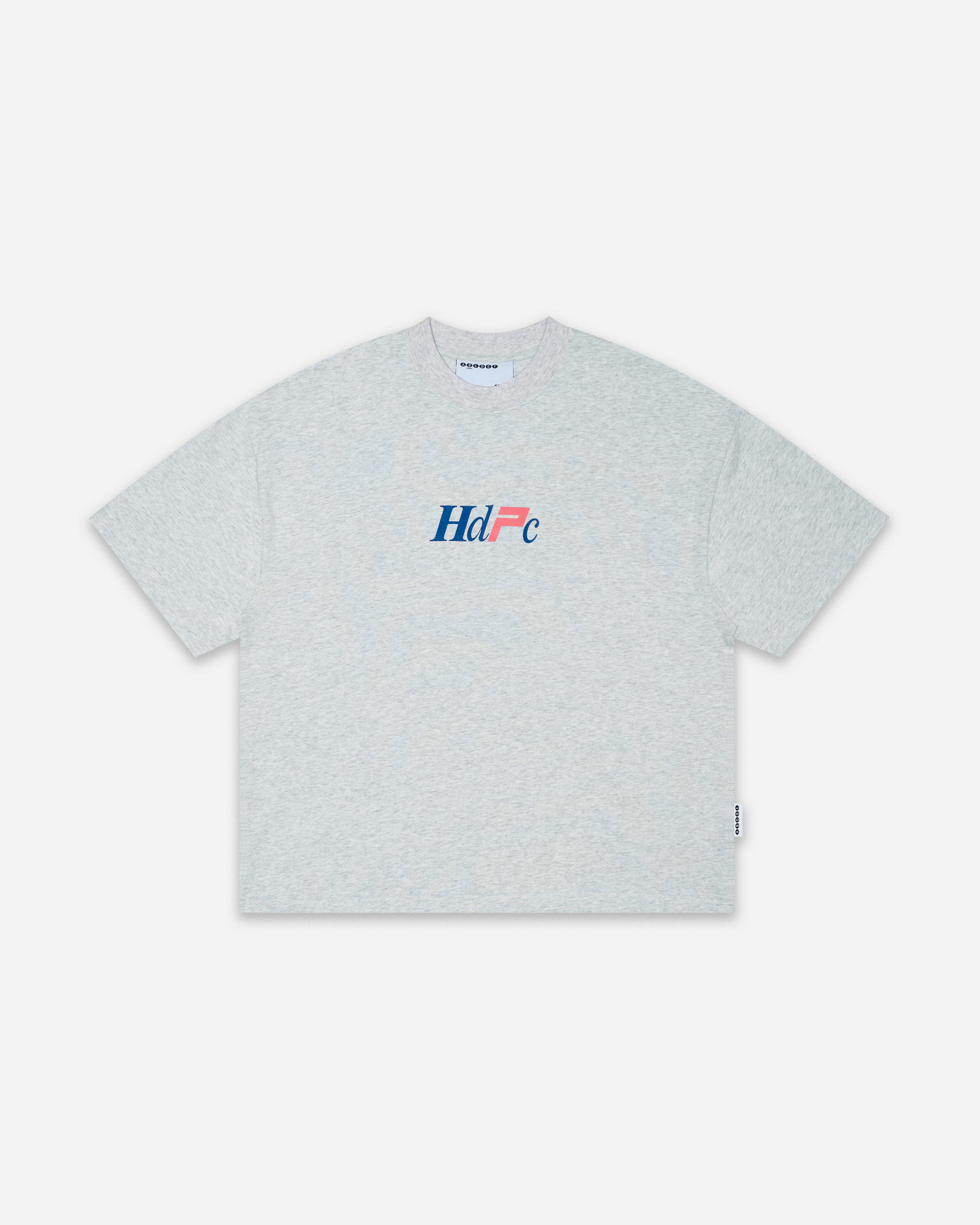 CRACKED TEE HEATHER GREY