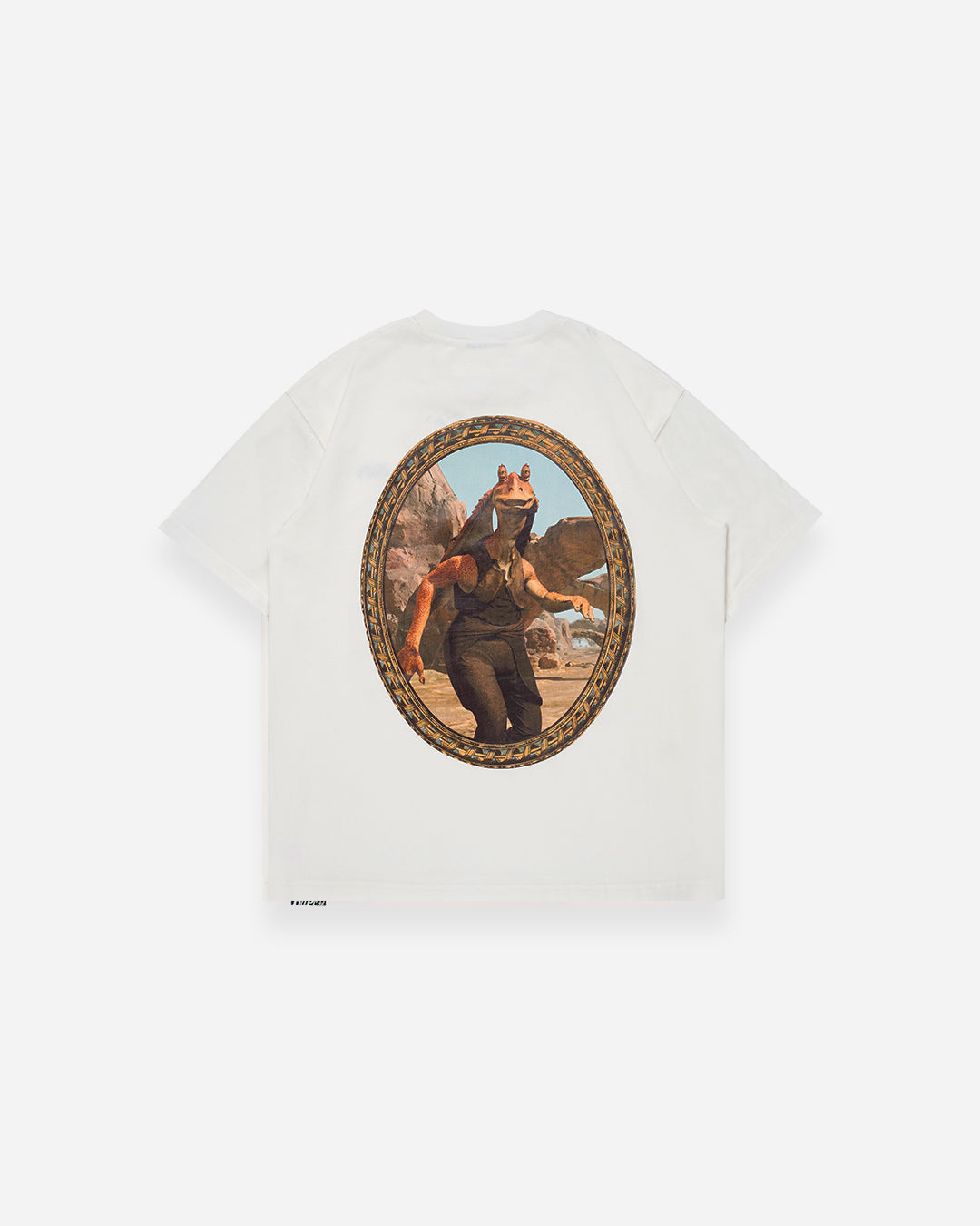 JAR JAR BINKS FRAME TEE WHITE