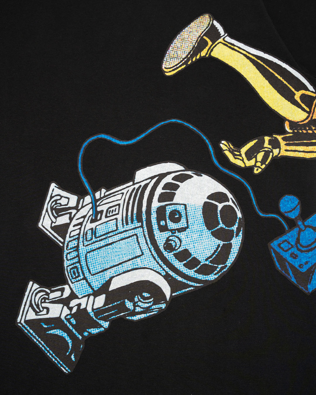 FLOATING DROID TEE BLACK