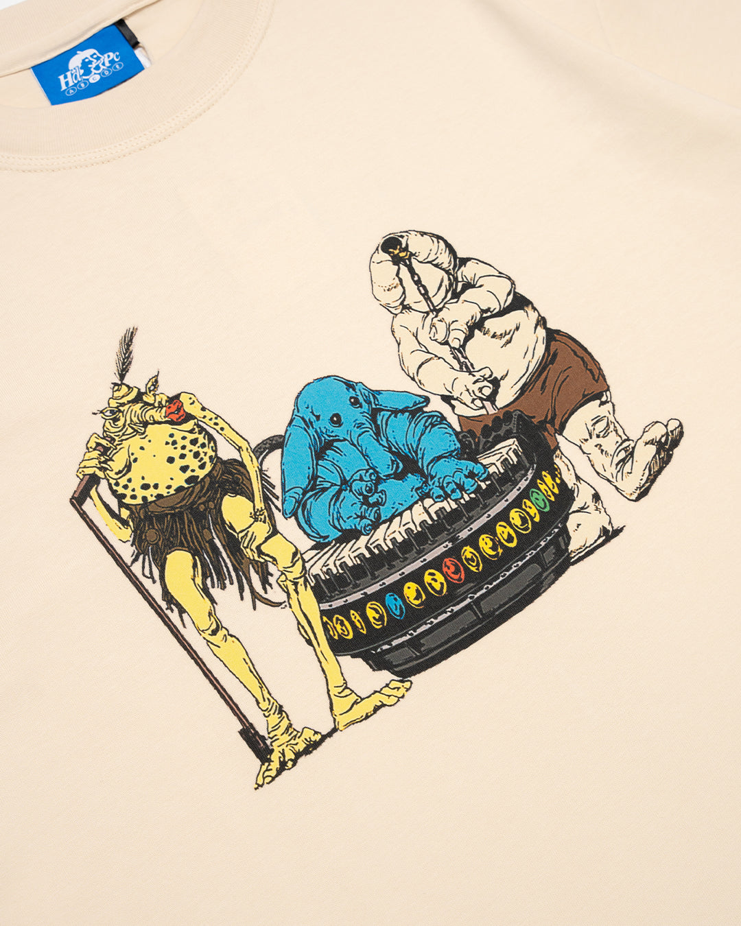 MAX REBO BAND TEE CRÈME