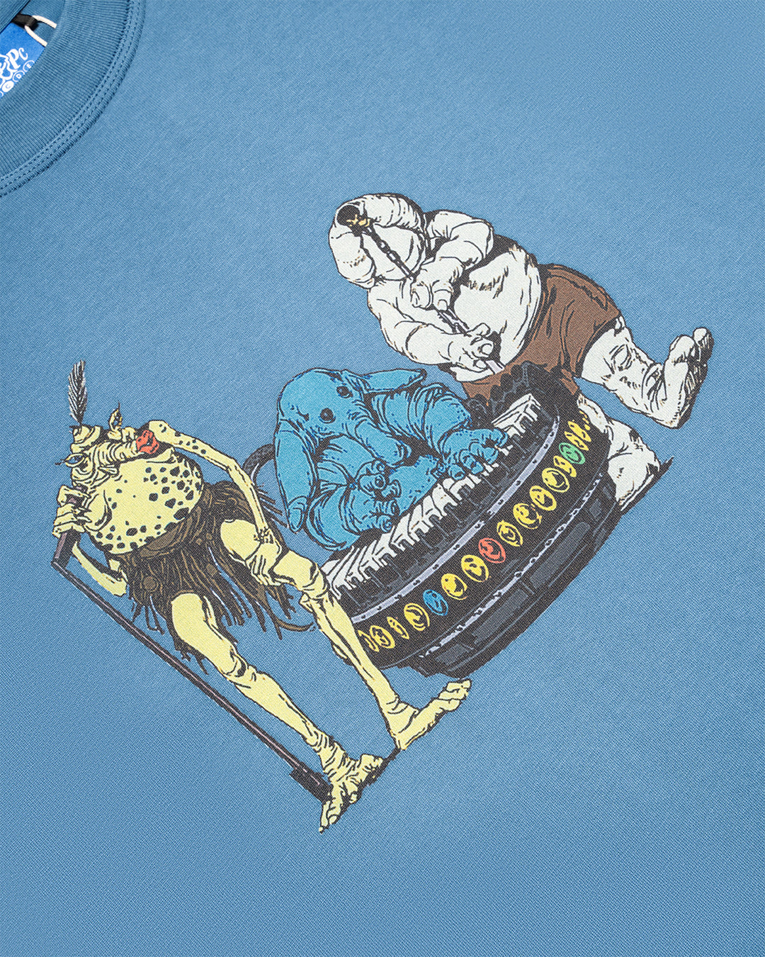 MAX REBO BAND TEE SKY BLUE