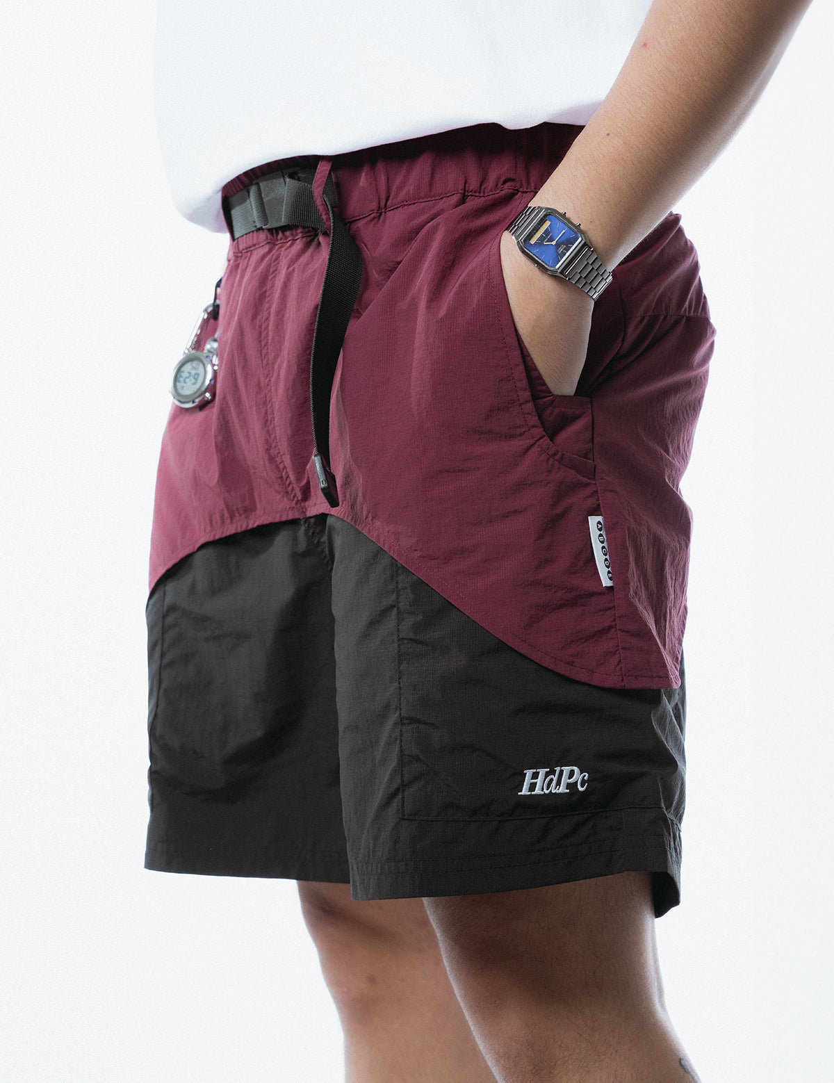 CAMPING WIDE SHORTS MAROON