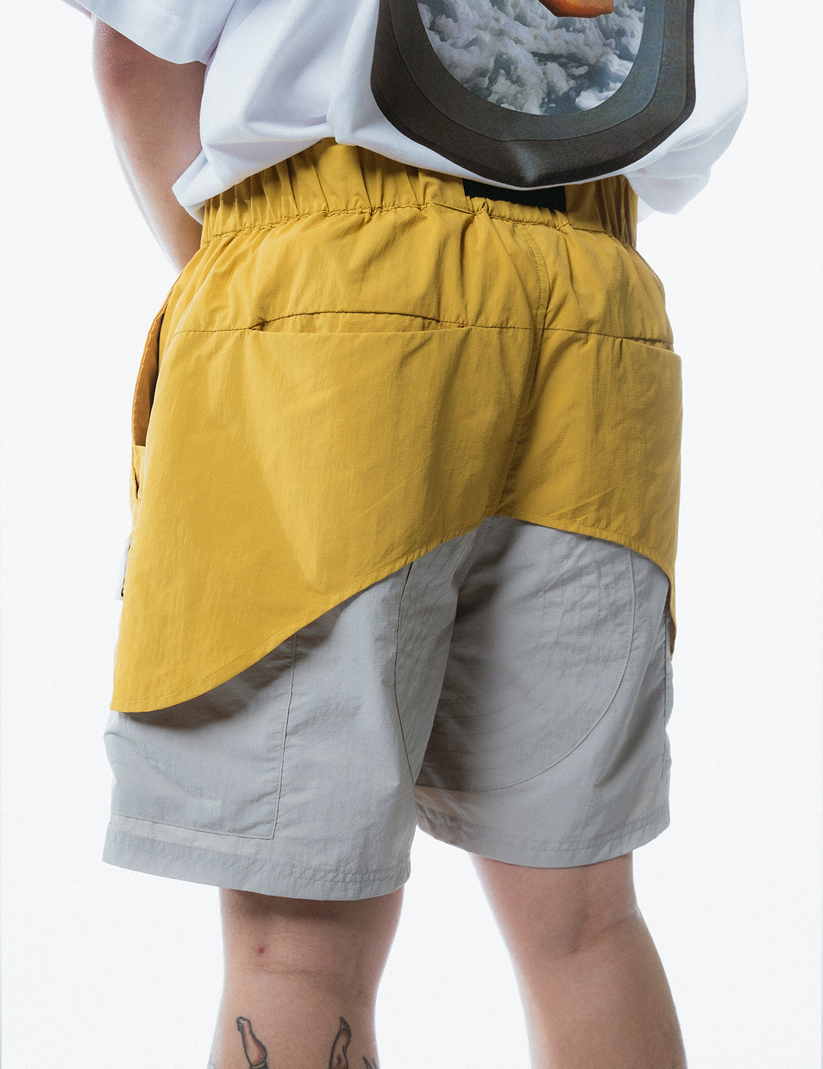 CAMPING WIDE SHORTS BEIGE