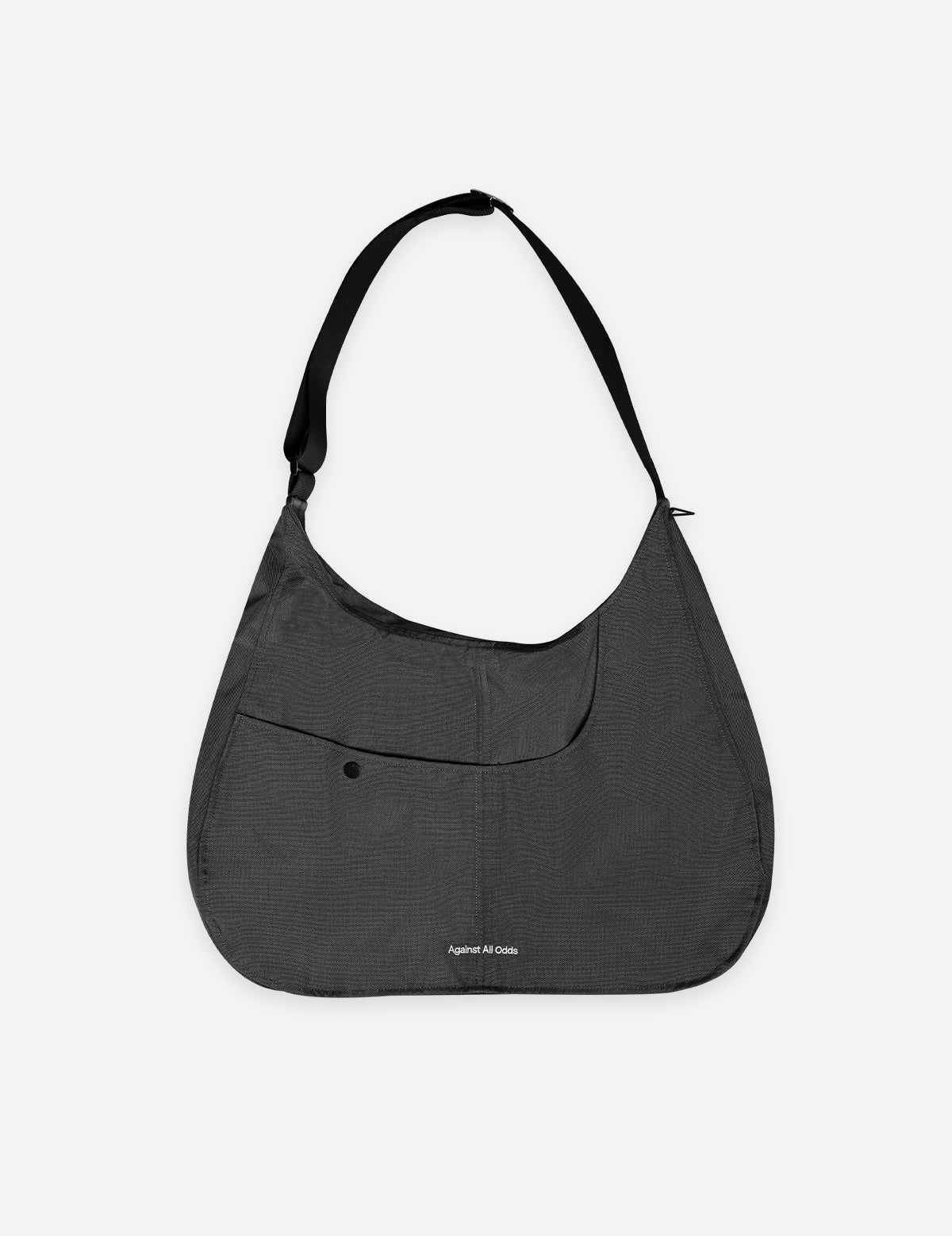 CURVED SHOULDER BAG BLACK