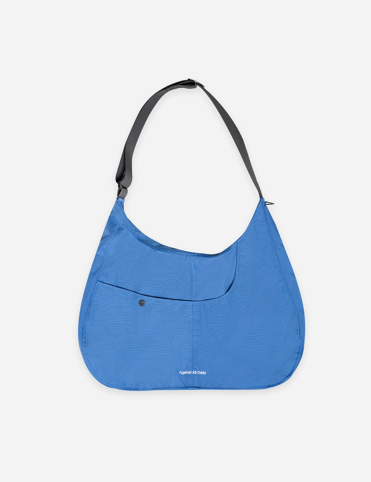 CURVED SHOULDER BAG BLUE